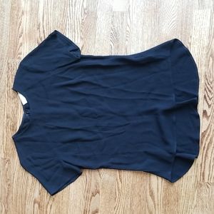 (XS) MICHAEL Michael Kors Classic 100% Rayon Short Sleeve T-Shirt Loose Fit Hem